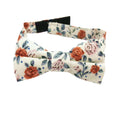 Orange Rose Floral Kids Bow Tie