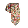 Rose Floral Cotton Necktie