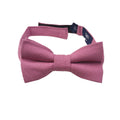 Dusty Rose Linen Kids Bow Tie