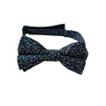 Midnight Blue Floral Kids Bow tie