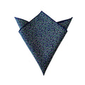 Midnight Blue Floral Pocket Square