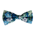 Midnight Sage Tropical Floral Pre-tied Bow Tie