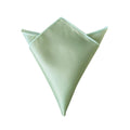 Dusty Sage Satin Pocket Square