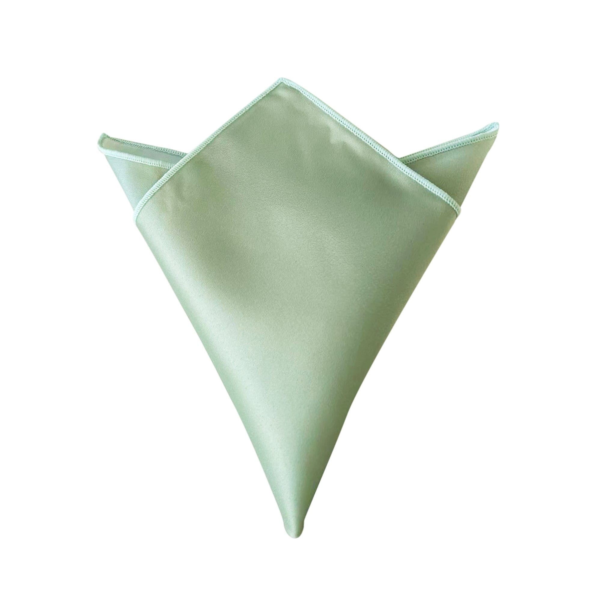 Dusty Sage Satin Pocket Square