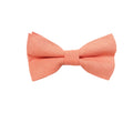 Dk. Salmon Linen Pre-tied Bow Tie