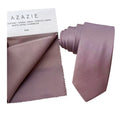 Dusk Dusty Purple Satin Necktie