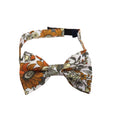 Orange Sunflower Kids Bow Tie