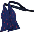 Navy Blue Lobster Self-tied Bow Tie