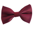 Merlot Burgundy Weave Pre-tied Bow Tie