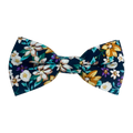 Navy Yellow Pre-tied Bow Tie